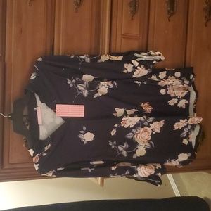Joymom Nursing Floral Dress Shirt